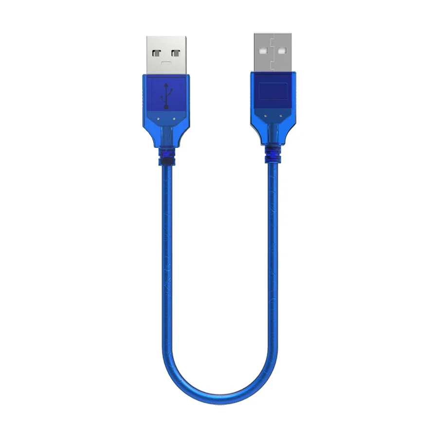 Высокоскоростной USB 2,0 кабель для передачи данных 0,3 м 0,5 м 1,5 м Папа-папа USB2.0 Тип A удлинитель для автомобиля MP3 камеры Жесткий диск Кабо