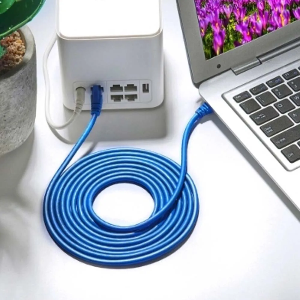 Сетевой кабель LAN CAT5 RJ45 1/3/5/10 м штекер Ethernet Интернет провод соединительный для