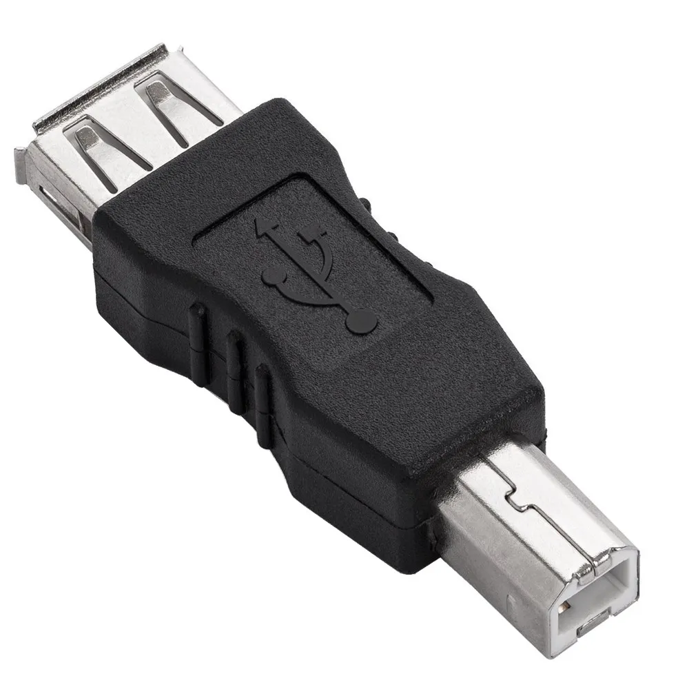 Адаптер для принтера USB 2 0 Тип A мама к B Печать штекер конвертер AF в BM разъем