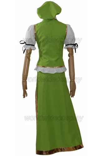 

Free Shipping Touhou Hong Meirin Cosplay Costume Custom Made for Halloween and Christmas