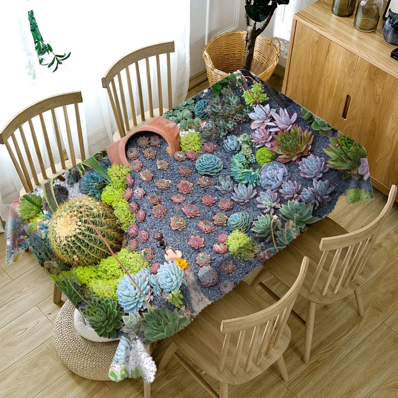 3d суккулентная ткань моющаяся утолщенная хлопковая прямоугольная и круглая