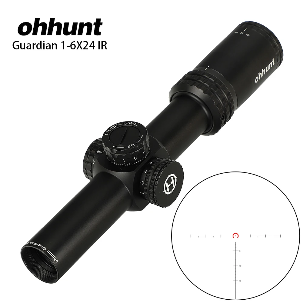 Ohhunt Guardian 1 6X24 ИК охотничьи оптические прицелы компактная стеклянная