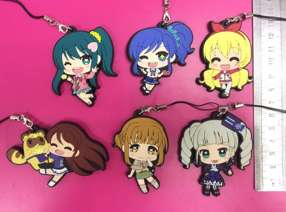 Мы высылаем произвольным образом 6 шт./лот Aikatsu! Оригинальная обувь с рисунками из