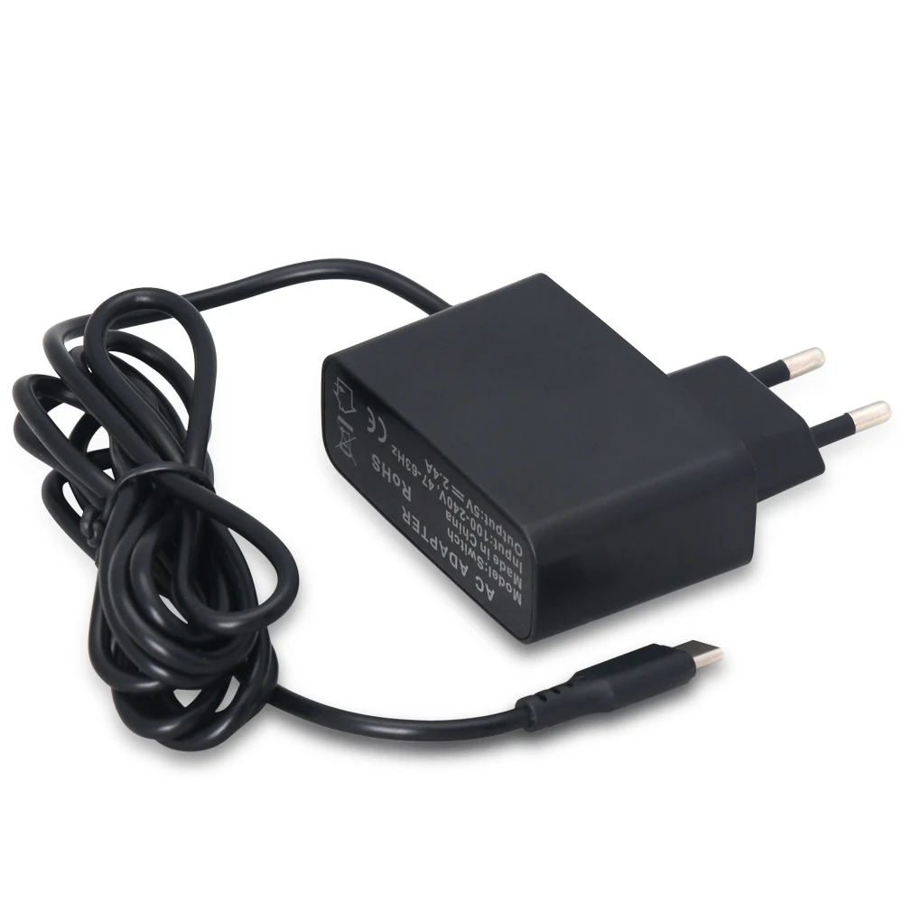 Адаптер переменного тока USB Type-C для Nintendo Switch NS зарядное устройство путешествий