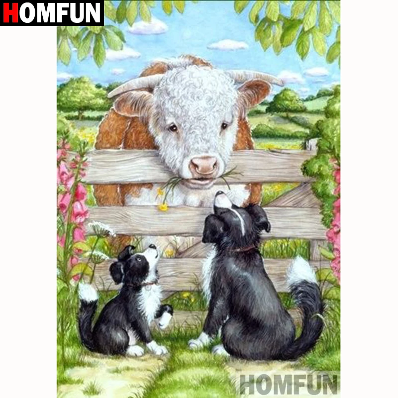 Алмазная живопись HOMFUN A18145 картина сделай сам с квадратными/круглыми стразами