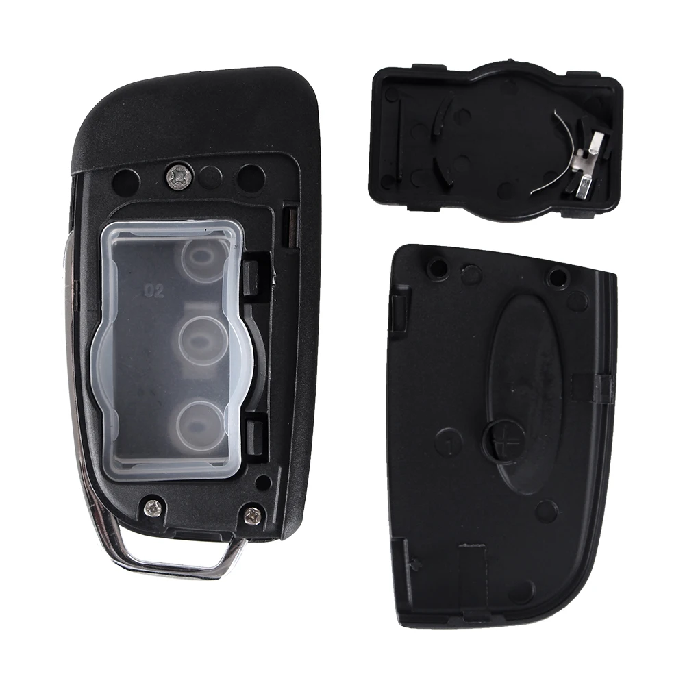 DANDKEY 3 кнопки модифицированный Флип складной пульт дистанционного ключа чехол