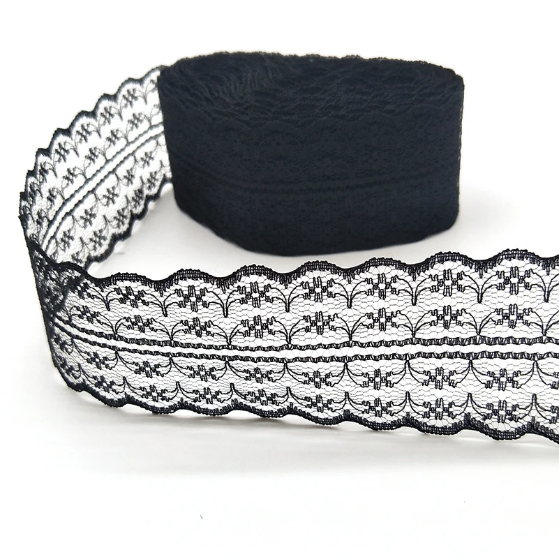 10 ярдов высокое качество белый кружево лента тесьма 45 мм кружевная отделка