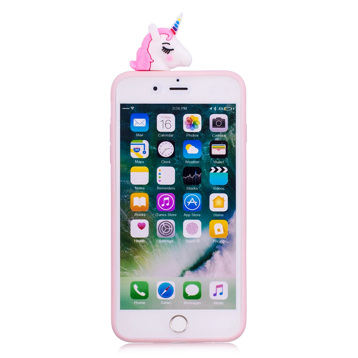 Чехол для iPhone 5 5s SE 6 6s 6splus 7 8 8Plus X милый чехол карамельного цвета с 3D рисунком