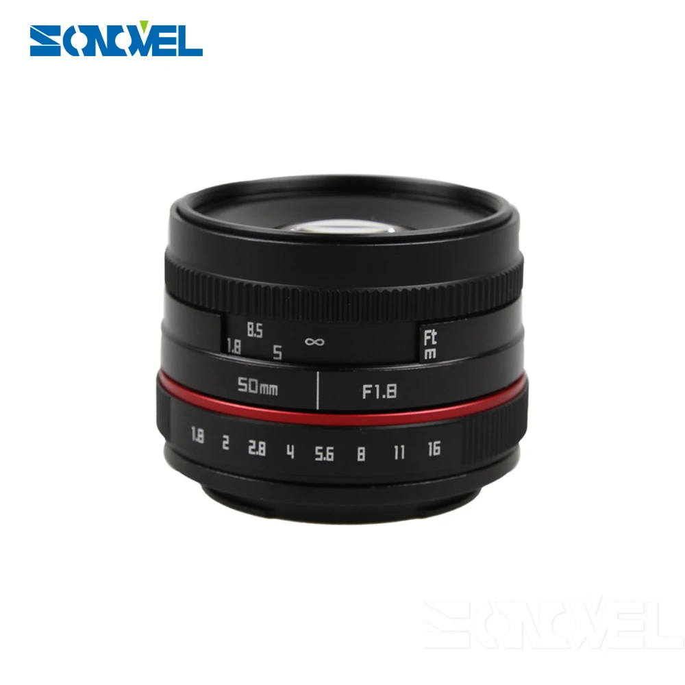 Новинка 50 мм f/1 8 фотообъектив для фотоаппарата Fujifilm|lens for fujifilm|50mm f/1.8camera lens |