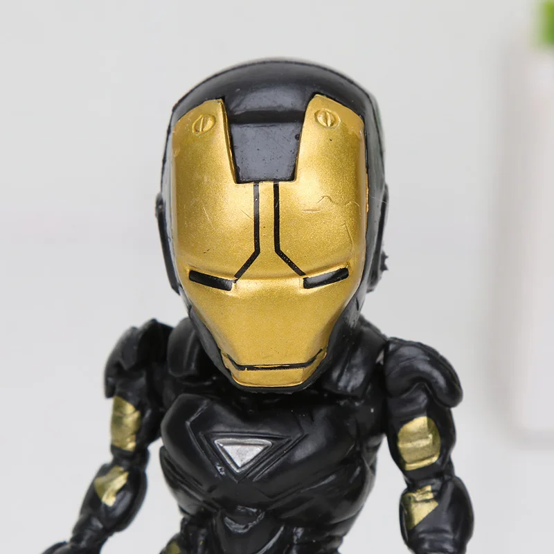 8-10 см Упаковка из 6 игрушки Marvel Мстители Бесконечность войны танос Железный человек Человек-паук ПВХ Фигурки Халк Черная пантера модель Тора