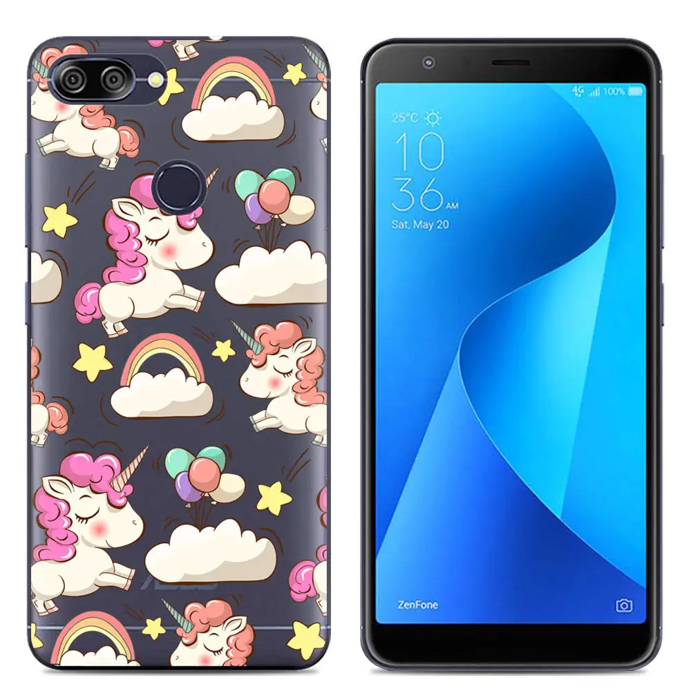 Phone Case For Asus Zenfone Max Plus (M1) / ZB570TL 5.7-inch Cute Cartoon High Quality Painted TPU Soft |