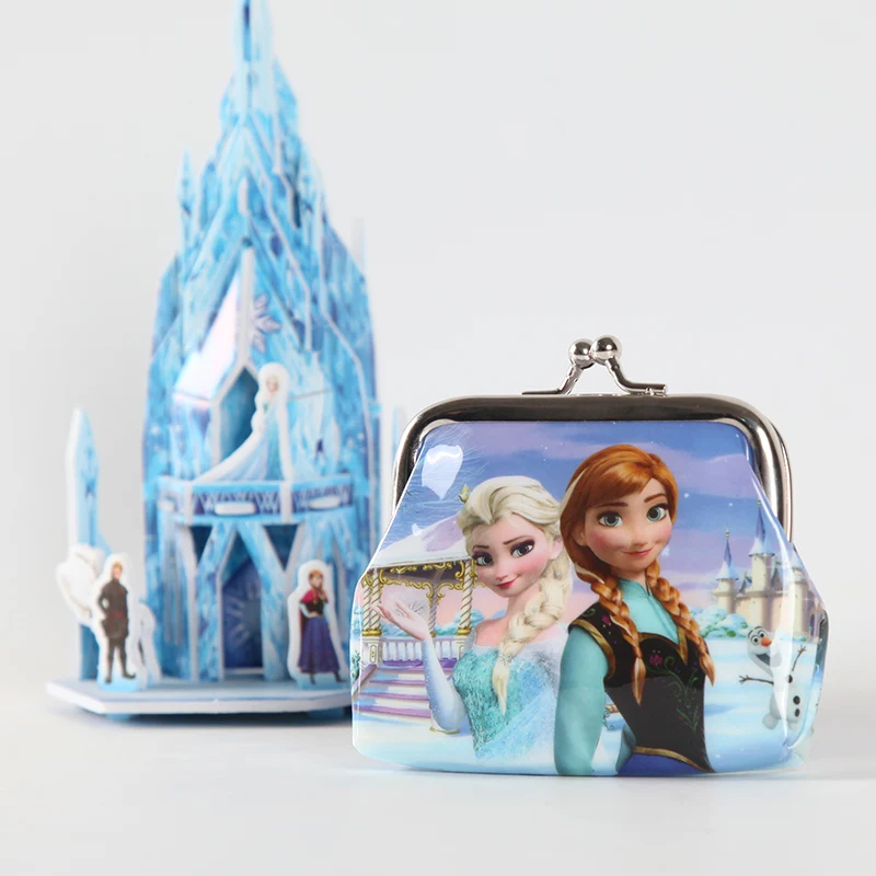 1 шт. мини-Кошельки для монет disney Frozen, кошелек для детей, Детский кошелек, подарки на день рождения, подарки для девочек, индивидуальный подарок