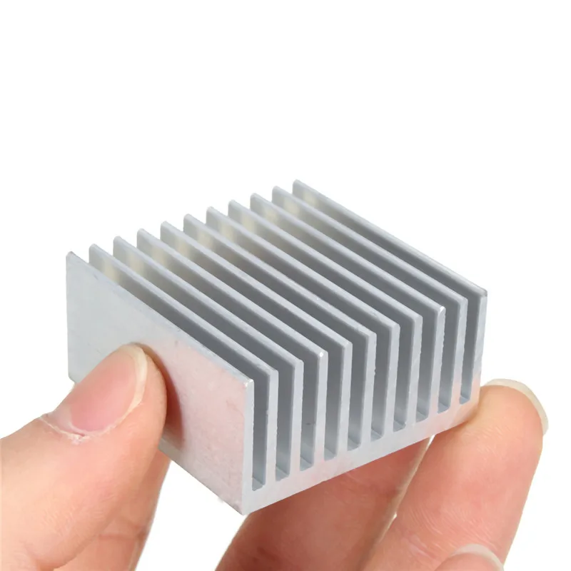 Высокое качество Радиатор модуль 40x40x20 мм алюминиевый радиатор IC Радиатор охлаждения ребра радиатор для ЦП светодиодный активный компонент