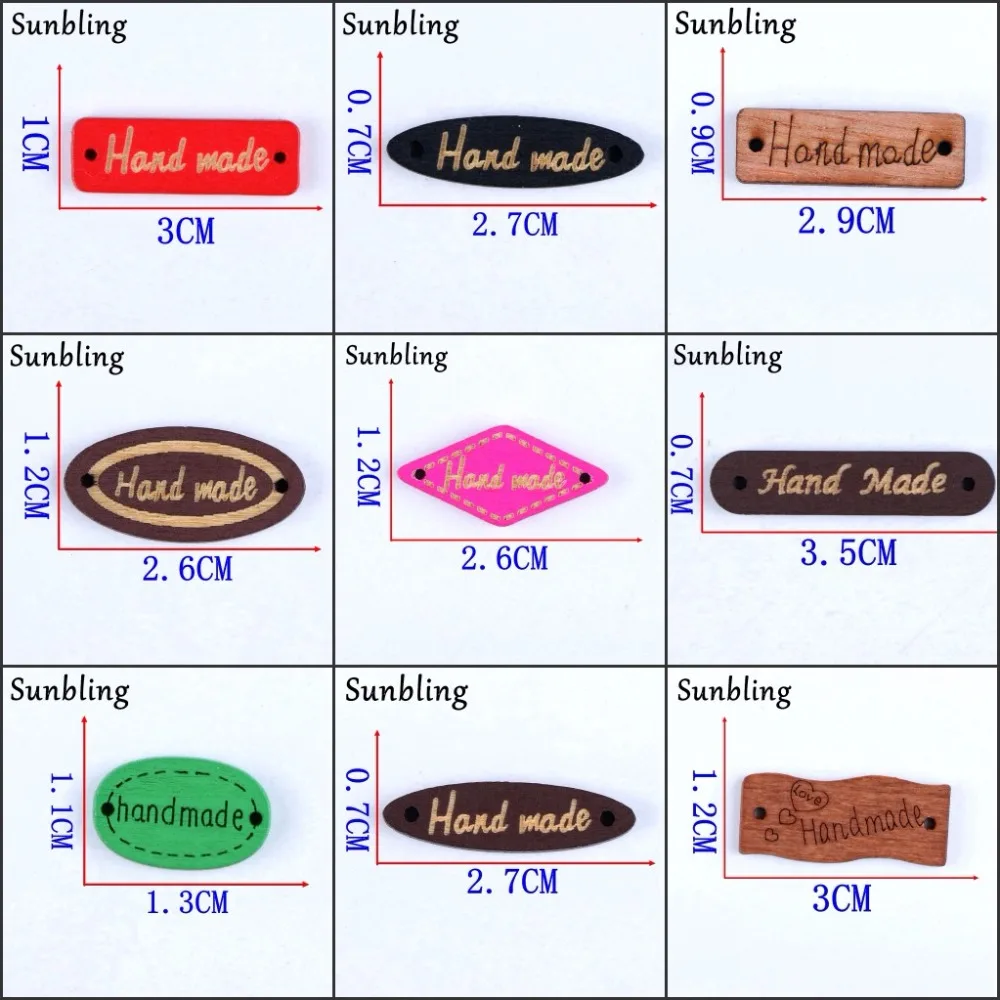 Sunbling Пришивные Детские деревянные пуговицы для одежды | Дом и сад