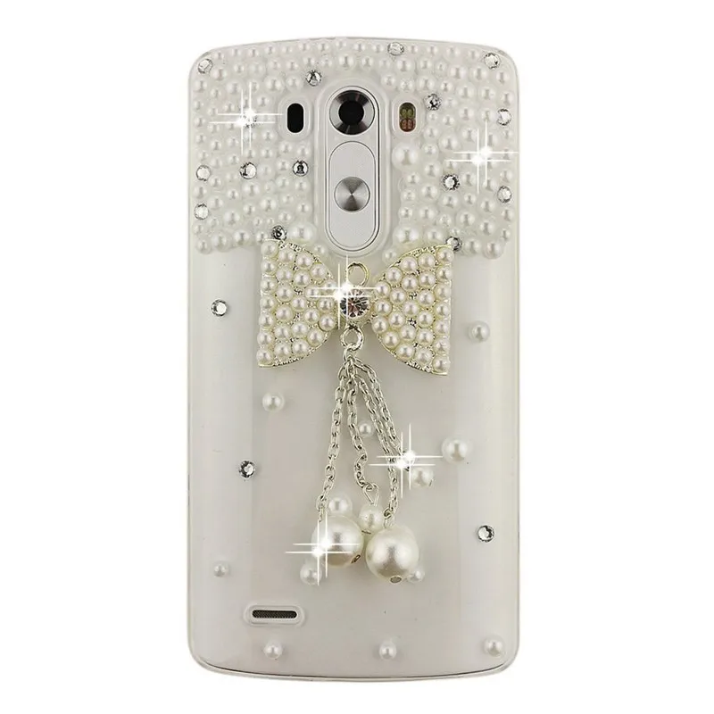 Роскошные 3D Стразы шикарные бриллианты чехол для телефона LG G5 G6 G7 ThinQ Stylo 3 4 X Power 2 V20