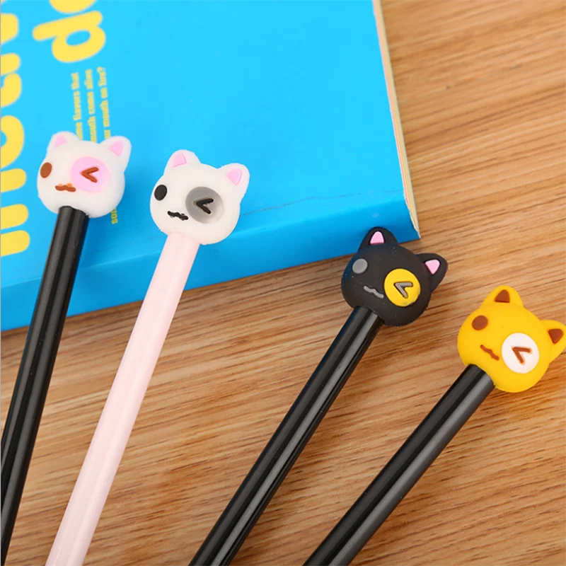 1 шт. корейские Канцтовары Мультяшные гелевые ручки Kawaii студенческий экзамен записи цифровым пером, офисные школьные принадлежности, блокноты канцелярские милые ручка