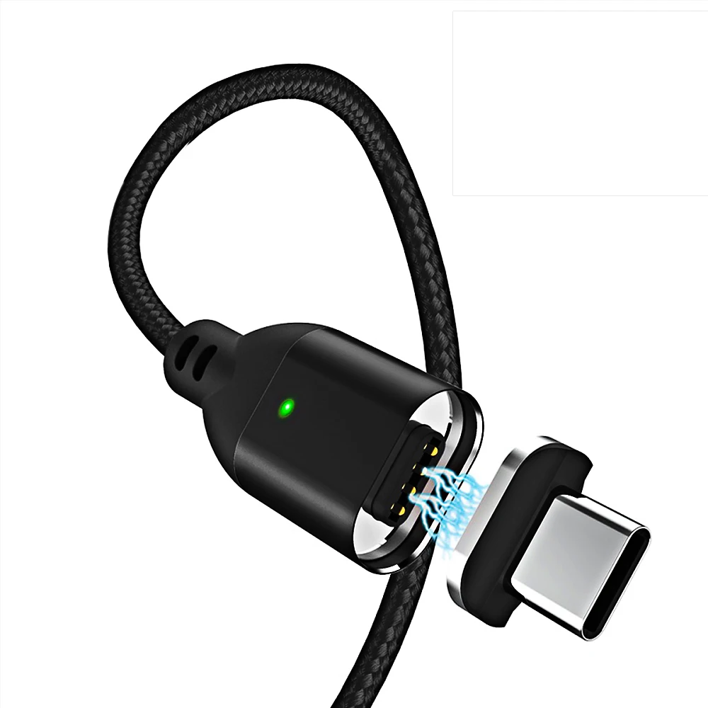 Магнитный usb кабель для зарядки iPhone X XS XR XS MAX Led USB Micro USB C кабель для быстрой зарядки для мобильного телефона samsung шнур для передачи данных