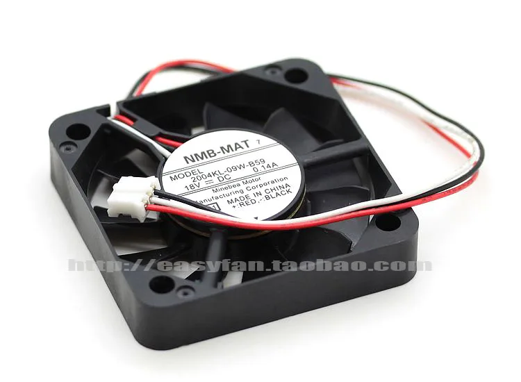 NMB MAT 2004KL 09W B59 M01 DC 18V 0.14A 50x50x10 мм вентилятор охлаждения сервера|square fan|server fandc fan |