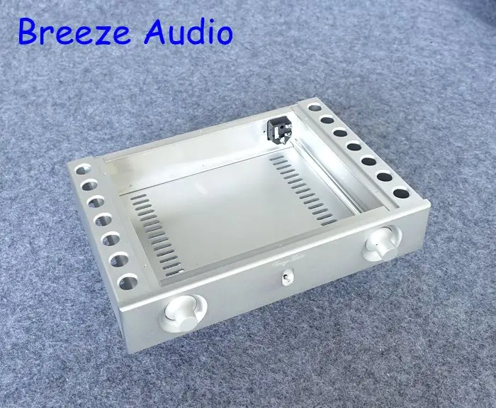 Чехол для усилителя звука Breeze BZ3206A алюминиевый корпус 321*62*230 мм|Усилители