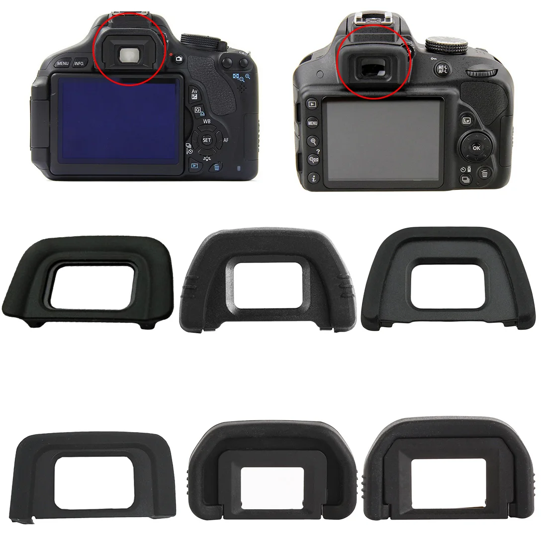 Наглазник для зеркальной камеры Nikon Canon резиновый наглазник с чашкой глаз