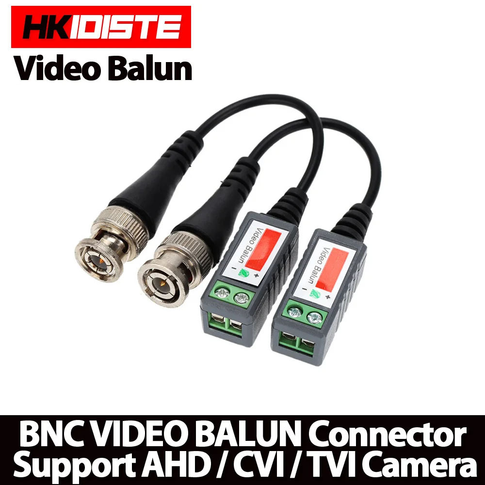 10 шт. АБС пластик CCTV Video Balun аксессуары пассивные трансиверы 2000ft расстояние UTP BNC