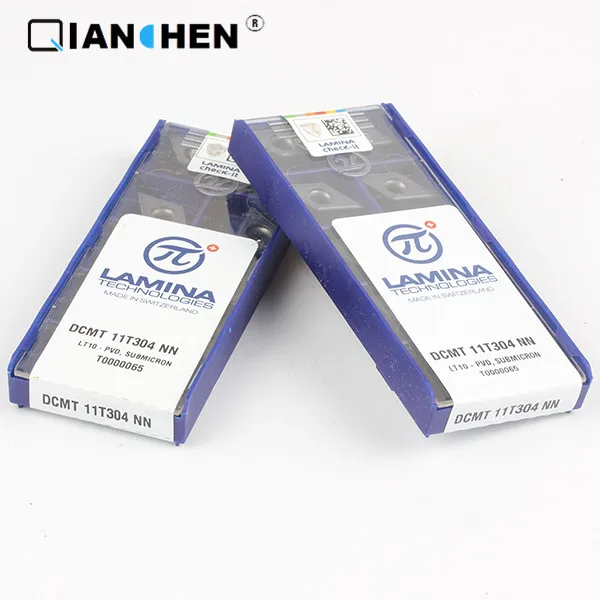 Оригинальные высококачественные Высокопроизводительные LAMINA DCMT 11T304 NN LT10(10 шт./лот) вольфрамовые карбидные режущие инструменты вставки