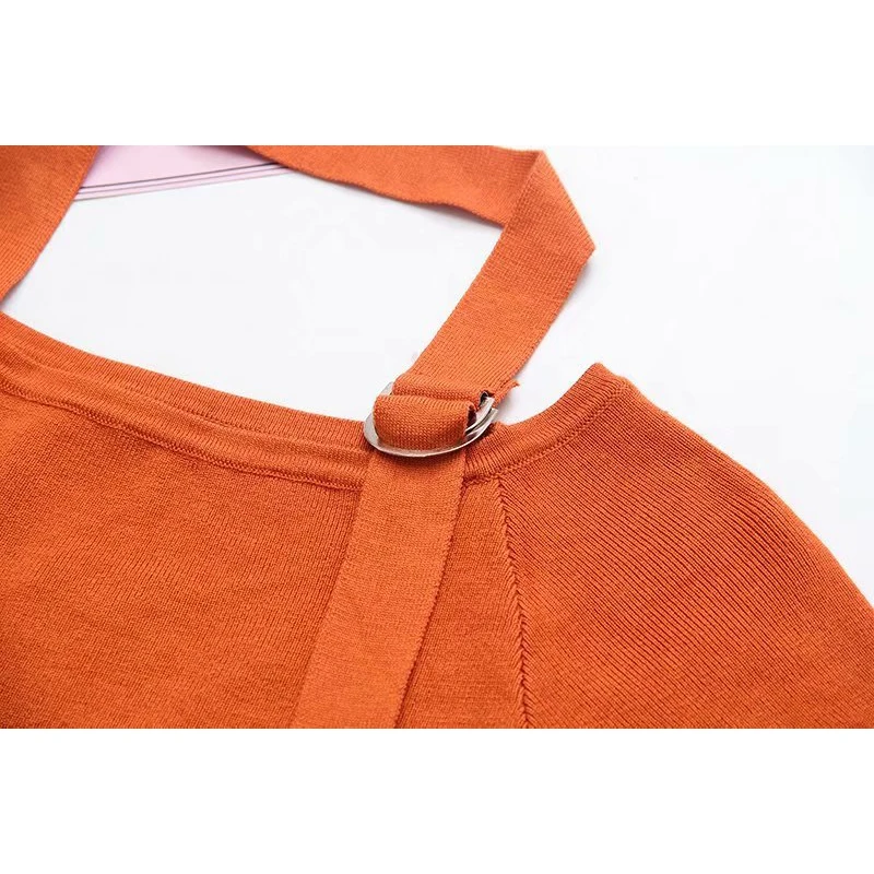 

Women Casual Slash Neck Short Length Top T-shirt Knitted Off Shoulder Halter 3 Colors Women Short Sleeve Skinny Solid Tee