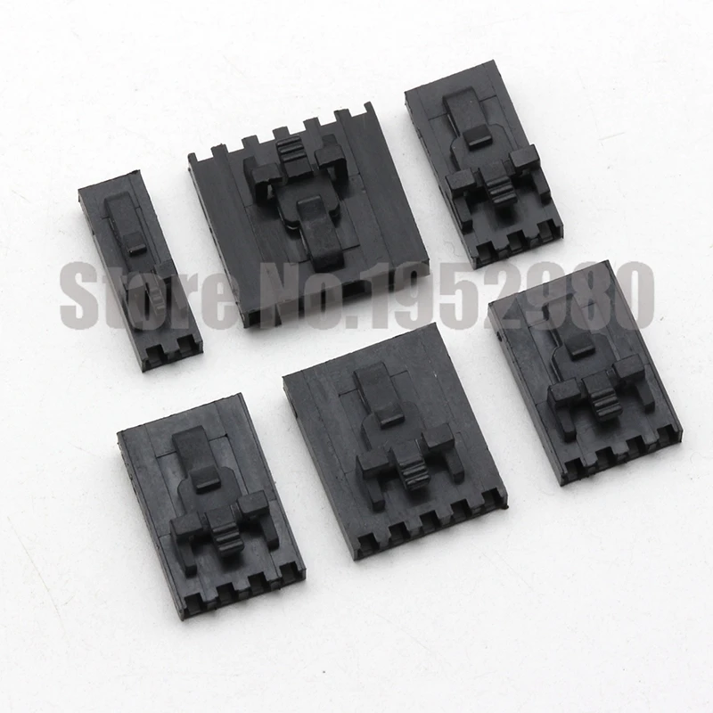 100 шт. MX2.54 Dupont корпус 2/3/4/5/6/8Pin с пряжкой ремня 2 54 мм однорядный|Соединители| |