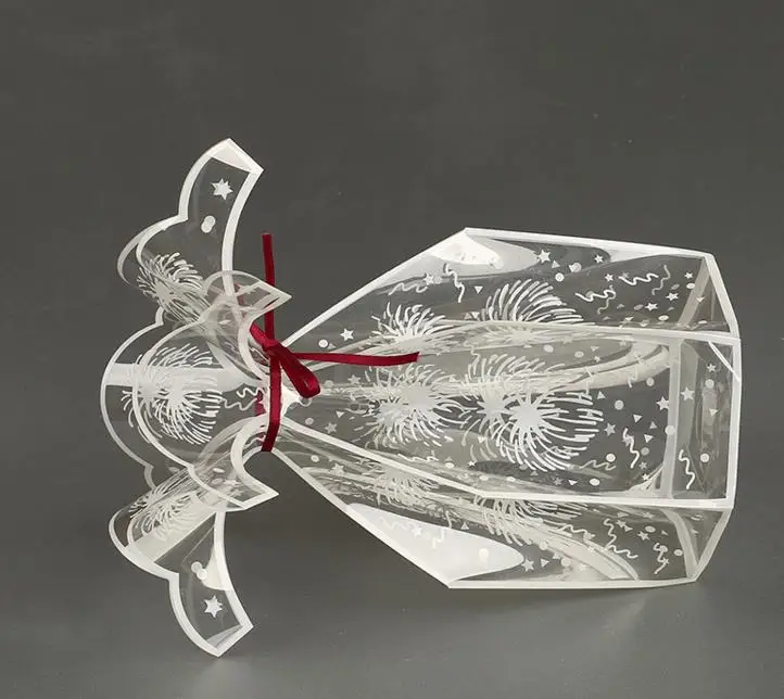 Прозрачная подарочная коробка из ПВХ для конфет и фейерверков|bag f|bag bagbag favor |