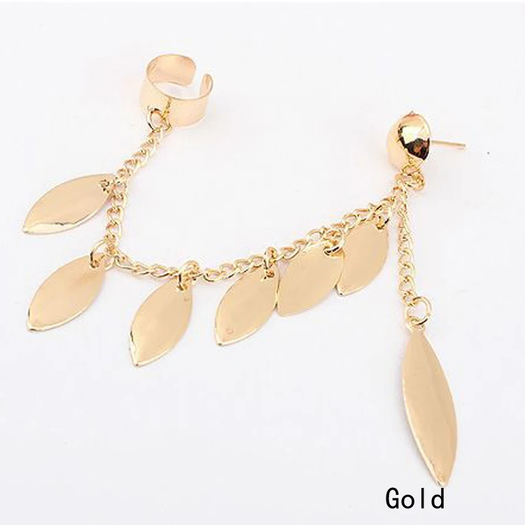 Женские Висячие серьги каффы в стиле панк рок 1 шт.|Серьги-клипсы| |