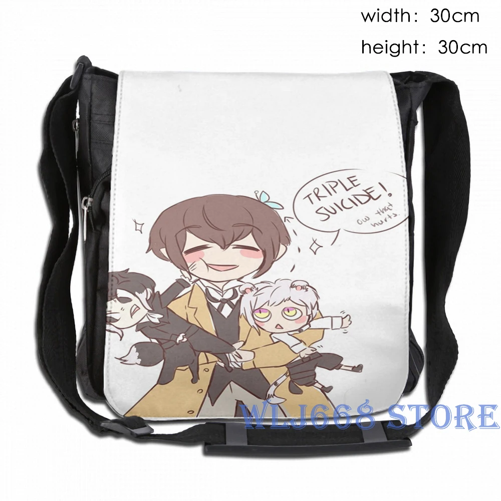 Funny graphic print shoulder Bags women Bungou Stray Dogs(2) Single shoulder backpack travel for men Gym Bag