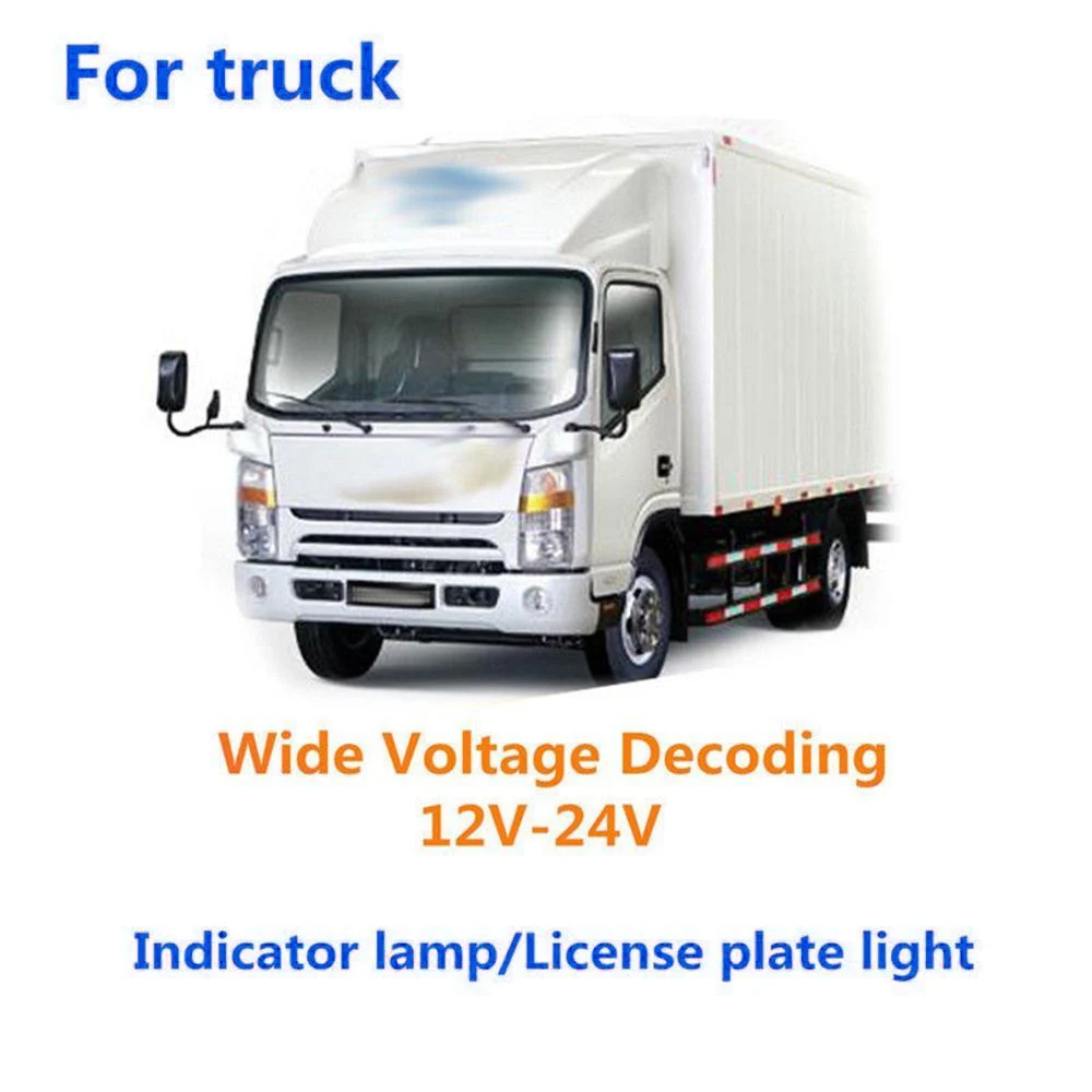 2 шт 12 V-24 V T10 194/168 Белый светодиодный автомобиль Стекло номерного знака светильник Bulbl лампы
