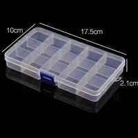 17 510cm plastic box tool box transparent rectangle removable plastic jewelry box wholesale