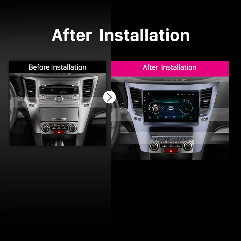 Seicane 9 &quotАвто 2Din автомобильный стерео Мультимедийный Плеер gps Android8.1 для Subaru Outback
