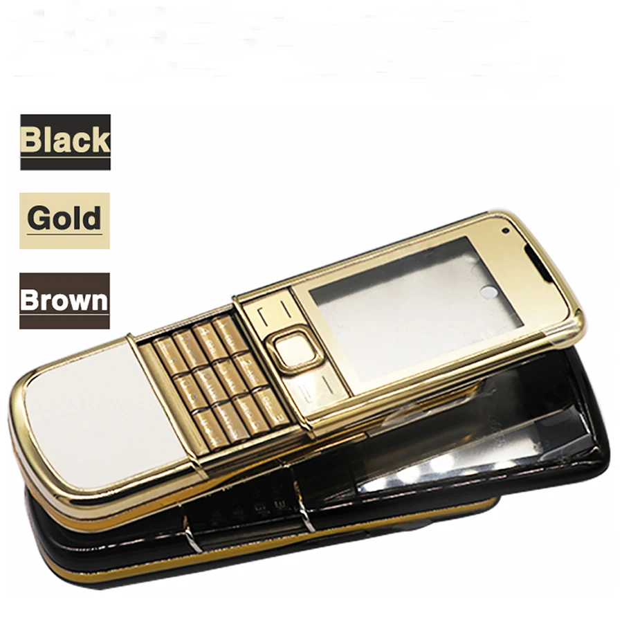 Полный корпус чехол для Nokia 8800 Arte 8800a Передняя средняя рама батарея задняя крышка|