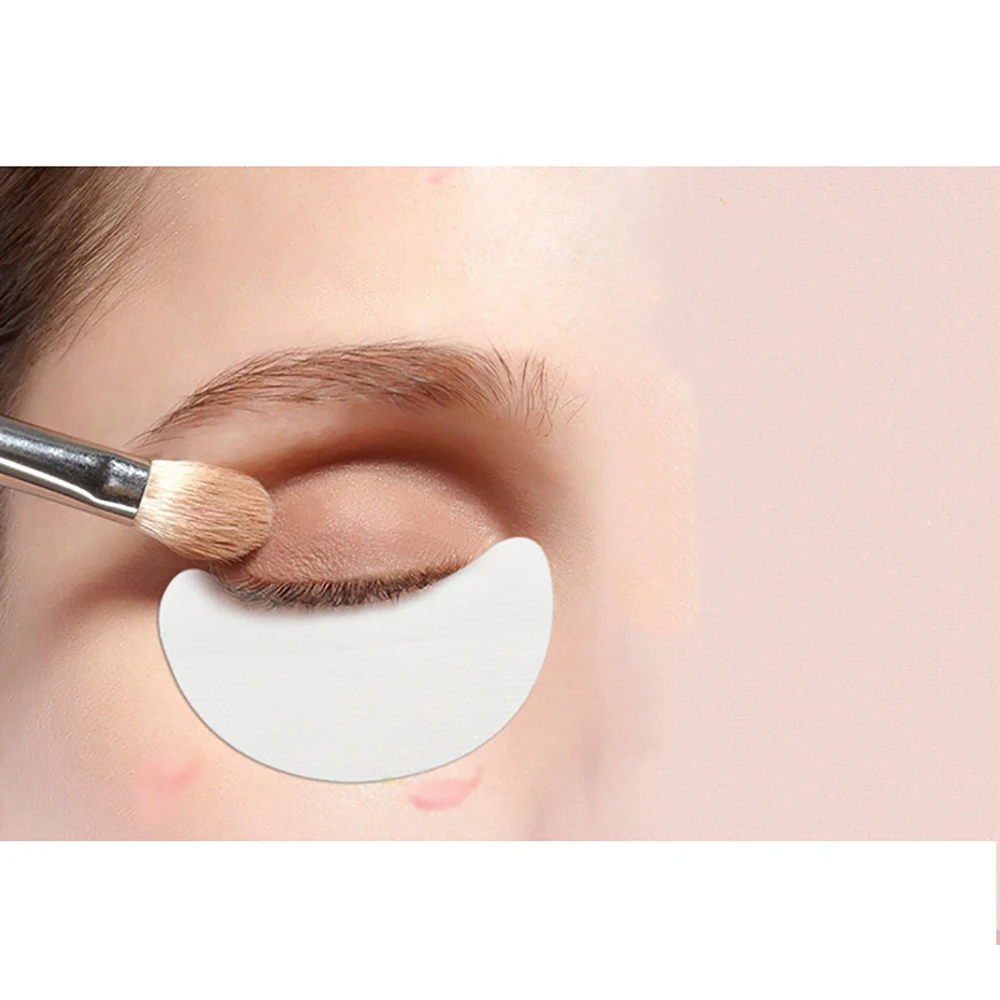 50/100 шт. подводка для глаз щит теней Eye патчи Одноразовые ресниц накладки защищают