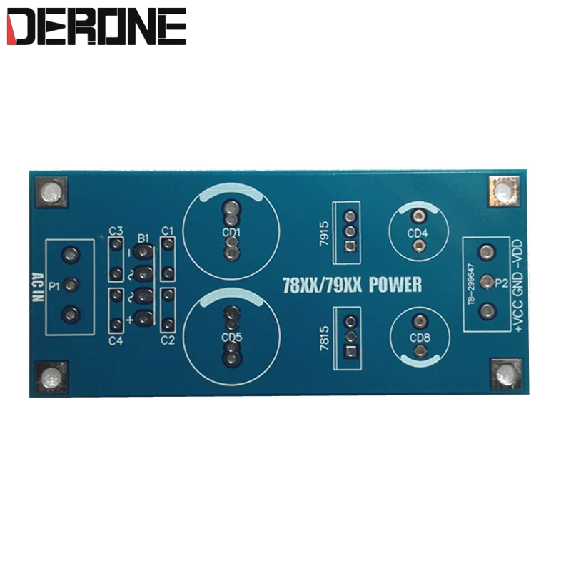 1 шт. PCB регулируемой линейной мощности LM7815 lm7915 для предусилителя ЦАП