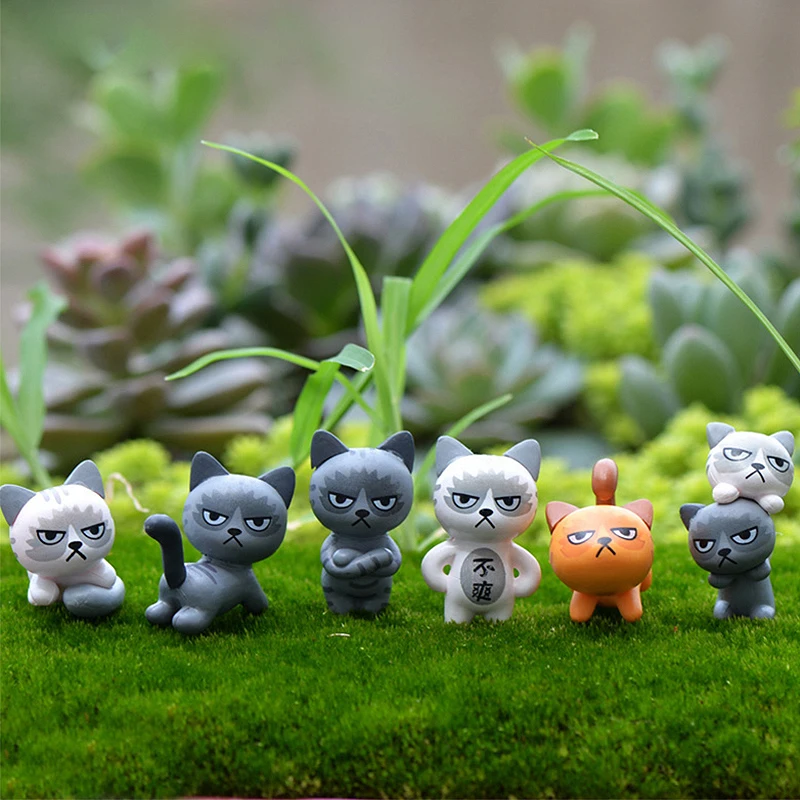 Распродажа 1 шт. милый котенок злого цвета случайный цвет декоративные