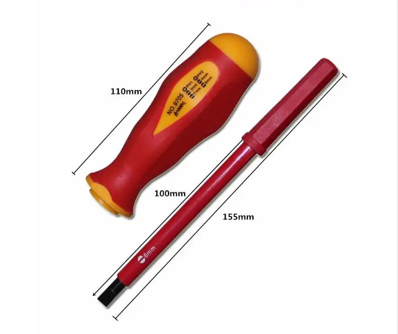 Изолированная Отвертка Набор электрика специальный CR V Phillips 1000V Высокая