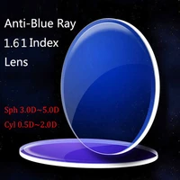 kirka anti blue ray single vision lens 1 61 index lenses eye prescription lens for computer protection