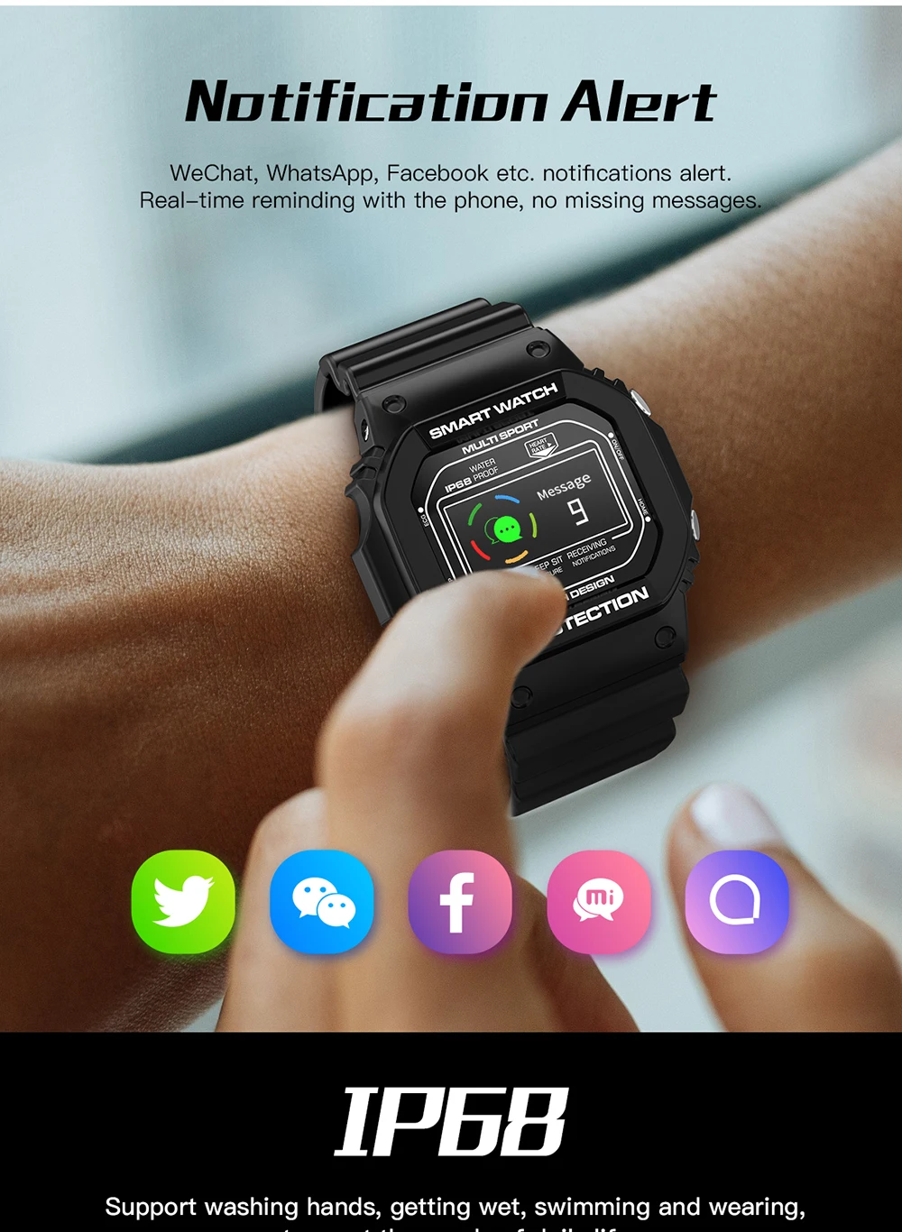 Greentiger X12 ECG Smart Watch men Ip68 Waterproof Sport watch Heart Rate Monitor Blood Pressure control camera Smartwatch VS Q9