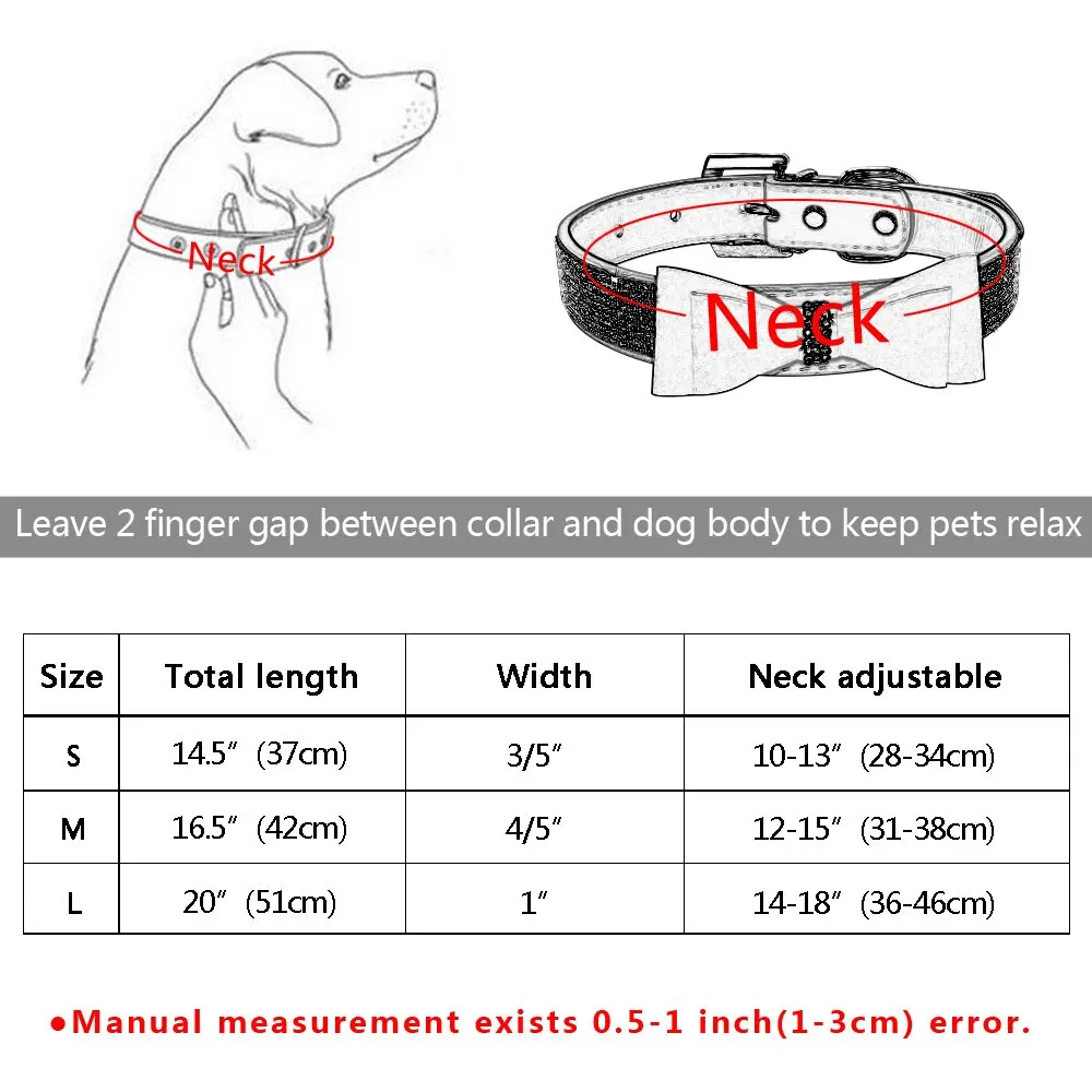 Стразы ошейник для собак из мягкой замши с блестящими бриллиантами щенков бантом