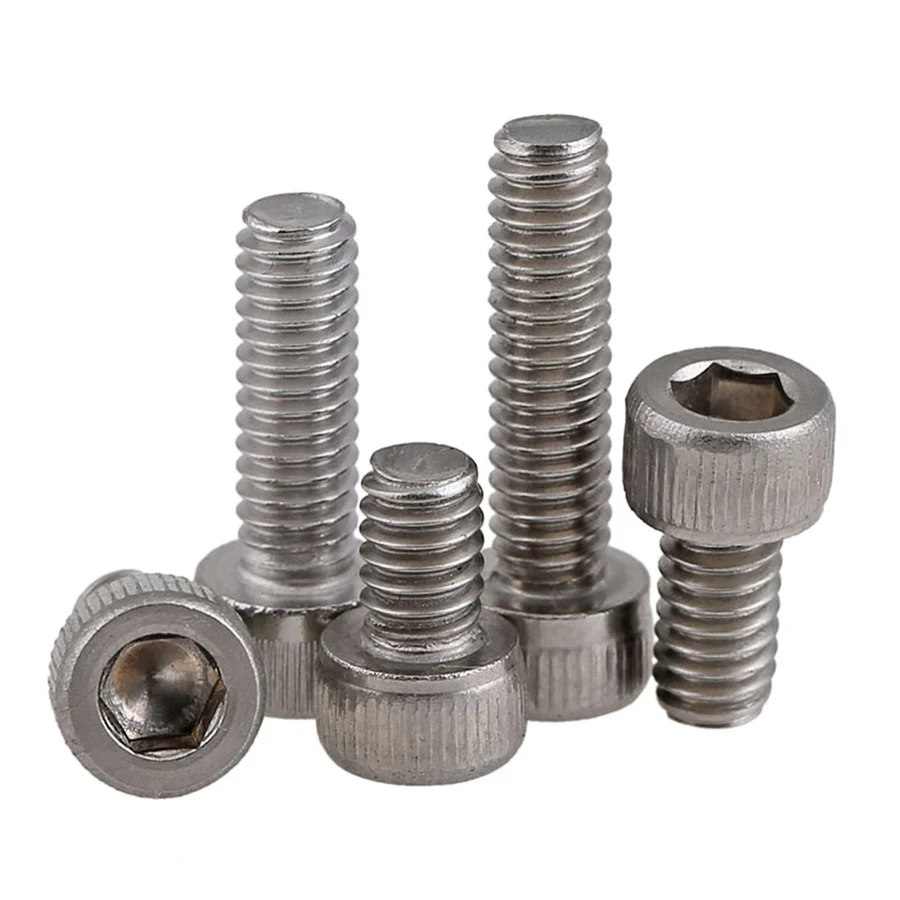 10 шт. UNC Американский стандарт головки винта с шестигранной шляпкой из нержавеющей стали 304 с гексагональным отверстием 0# 2# 4# 6# 8# 10#