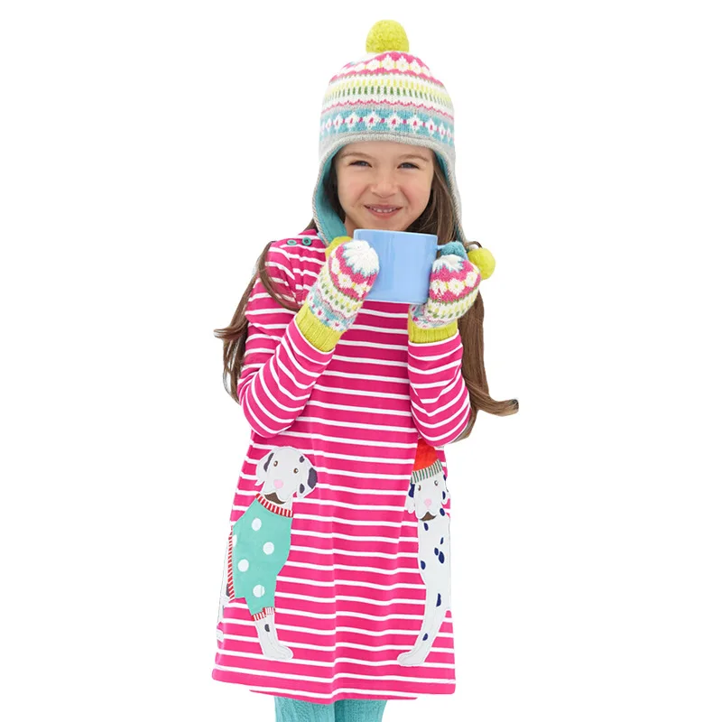 туника для девочки Детская одежда девушки дети одеваются 2016 весна мода полосы