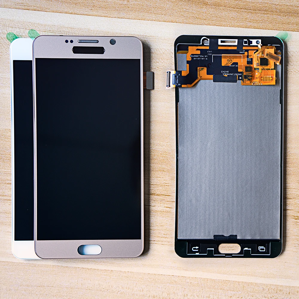 Sinbeda 5 7 ''дисплей для SAMSUNG GALAXY Note LCD сенсорный экран в сборе Оцифровка N9200 N920F N920T