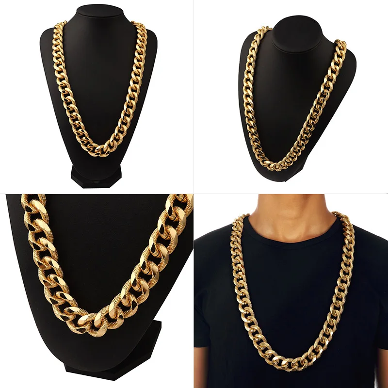 CAIYLAAM Панк ювелирные изделия Танки цепи ожерелье s Мужчины рок 90 см длинное