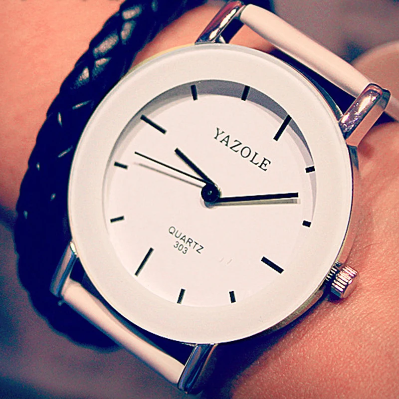 

Montre femme 2020 часы Yazole женские часы Модные Дамские Кварцевые часы студенческие девушки часы Простой дизайн наручные часы reloj mujer