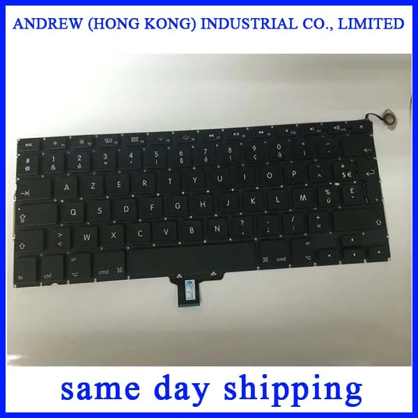 Новая Французская клавиатура A1278 10 шт./лот для Macbook Pro Unibody 2009 2010 2011 2012 года |