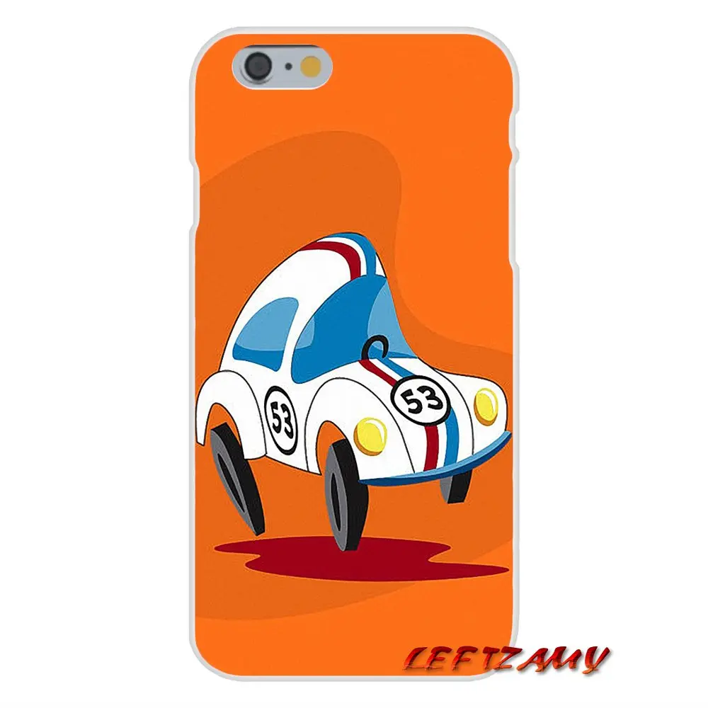Прозрачный чехол из материала tpu сумка Herbie 53 VW жук Жук гибкий для samsung Galaxy S3 S4 S5