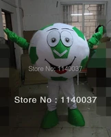 mascot green soccer football mascot costume football match mascotte outfit suit fancy dress